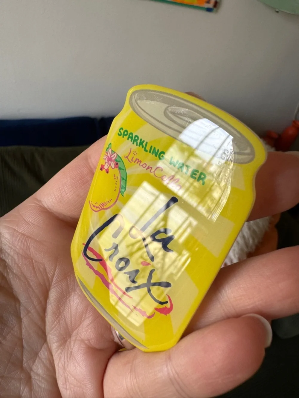 Limoncello Sparkling Water Popsocket- Yellow